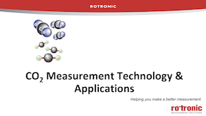CO2 Measurement Technology and Applications