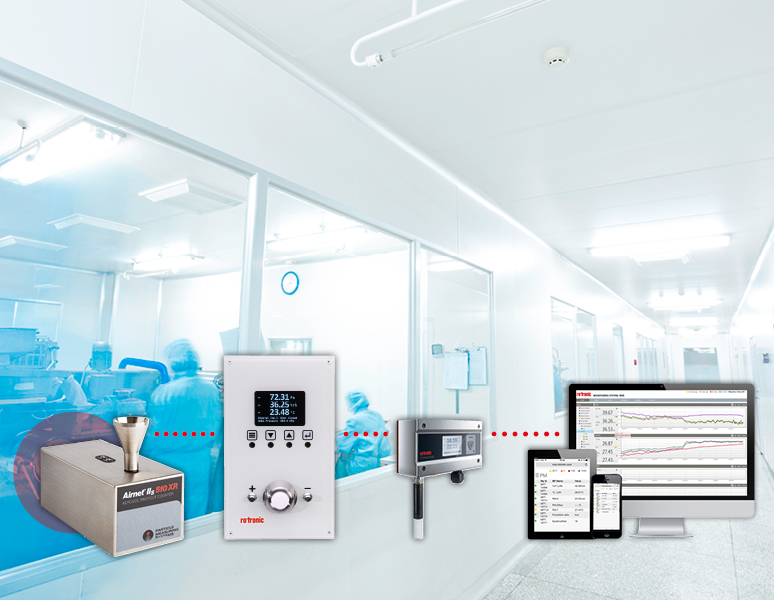 Rotronic provides cleanroom particle monitoring